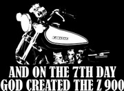 Z900.us T-Shirt AND ON THE 7TH DAY